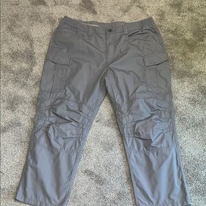 FREE SOLDIER Gray Cargo‎ Pants with Adjustable Waistband zs 42”